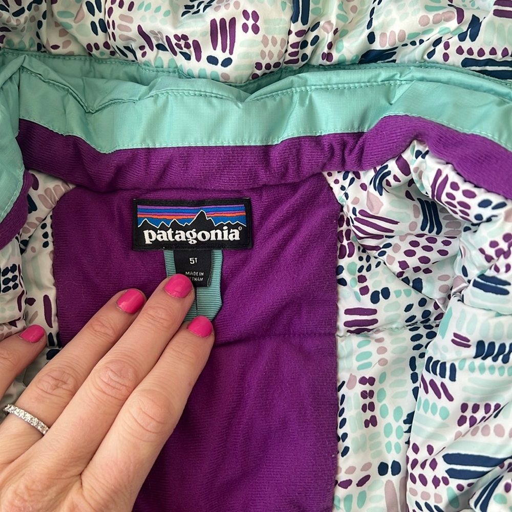 Girl’s 5T Patagonia insulated jacket